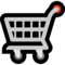 Shopping Cart emoji on Microsoft